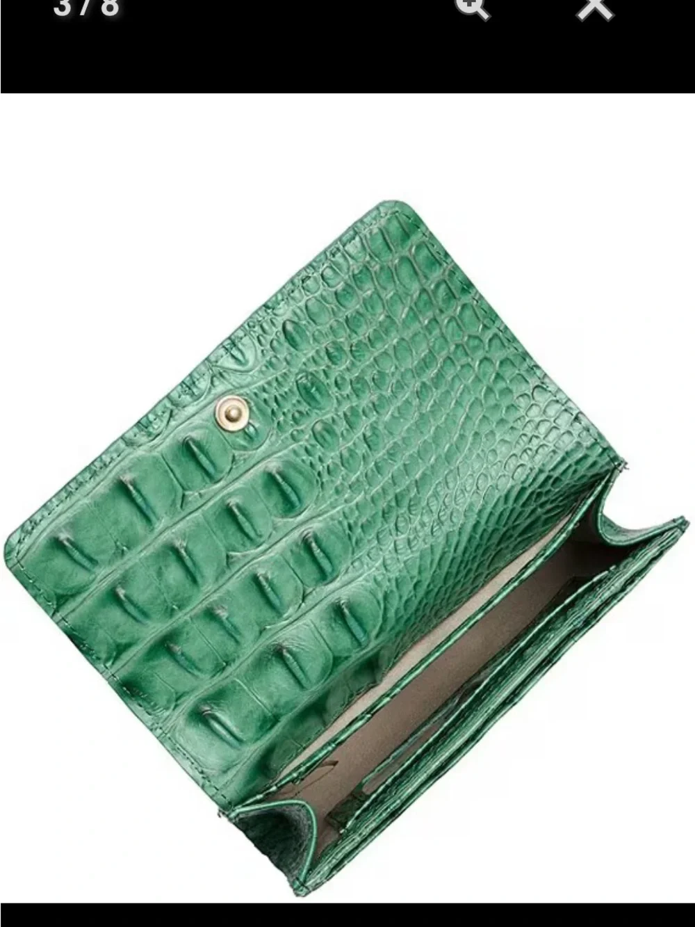 Brahmin kerra soft leather palm walet genuine leather